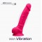 Фаллоимитатор с вибрацией SilexD Vetus Vibro Pink (MODEL 1 size 8in) (мятая упаковка)