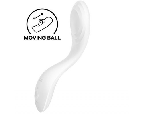 Вибратор с жемчужной стимуляцией точки G Satisfyer Rrrolling Pleasure White (мятая упаковка)