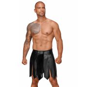 Мужская юбка гладиатора Noir Handmade H053 Eco leather men's gladiator skirt - XL