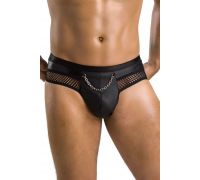 030 SLIP OPEN TOM black S/M - Passion