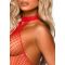 Бодистокинг Leg Avenue Racer neck bodystocking Red