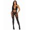 Leg Avenue Illusion halter bodystocking Black O/S