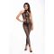 Бодистокинг Noir Handmade F315 Ego flocked mesh halter catsuit - S