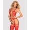 Obsessive Bodystocking G313 red S/M/L