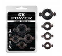 Набор колец GK Power Rudder Cock Rings, Black