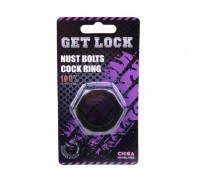 Кольцо эрекционное Nust Bolts Cock Ring-Black