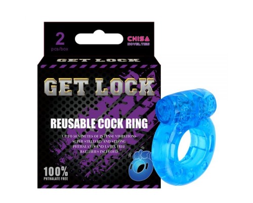 Кольцо эрекционное с вибро Reusable Cock Ring