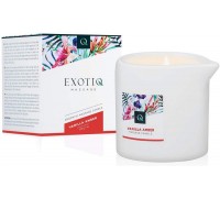 Массажная свеча Exotiq Massage Candle Vanilla Ambra 200g