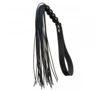 Плетка из силикона ручка 4 шарика FLOGGER BLACK