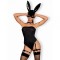 Костюм зайчика черный Obsessive Bunny costume S/M 