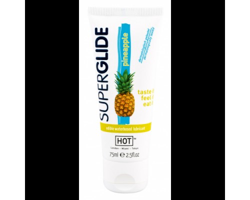 Съедобный лубрикант на водной основе Superglide Pineapple, 75 мл