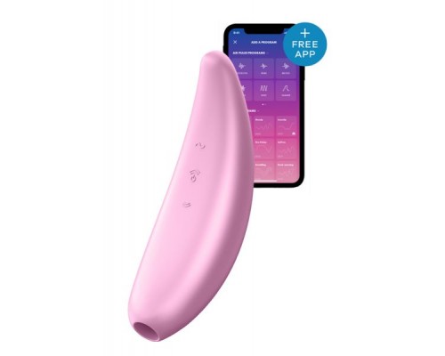 Бесконтактный стимулятор клитора SATISFYER CURVY3+ PINK