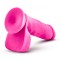 Фаллоимитатор киберкожа AU NATUREL BOLD HERO 8INCH DILDO PINK