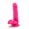 Фаллоимитатор с двойной плотностью NEO ELITE COCK W. BALLS NEON PINK