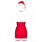 Комплект Obsessive Kissmas chemise Red® S/M