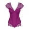 Боди Obsessive Moketta teddy  purple S/M 