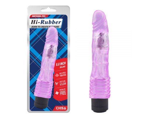 Вибромассажер Chisa Jelly Hi-Rubber, Pink