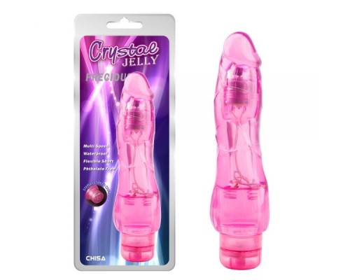 Вибромассажер Crystal Jelly Precious, Pink