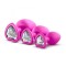 Набор анальных пробок LUXE BLING PLUGS TRAINING KIT PINK