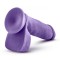 Фаллоимитатор киберкожа AU NATUREL BOLD HERO 8INCH DILDO PURPLE