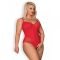 Боди Obsessive Jolierose teddy red XXL