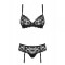 Комплект Obsessive Letica 2 pcs set black S/M