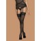 Чулки черный Obsessive Bondea stockings black S/M