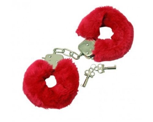 Наручники с мехом Fur Love Cuffs, Red