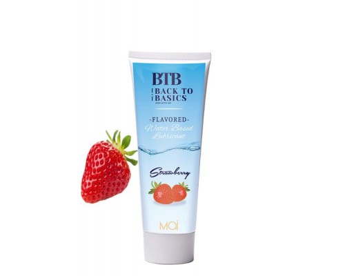 Лубрикант с ароматом клубники BTB WATERBASED STRAWBERRY 75ML