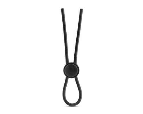 Регулируемое эрекционное кольцо STAY HARD SILICONE LOOP BLACK