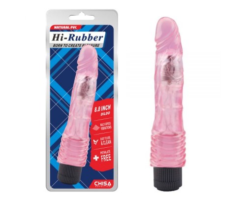 Вибромассажер Chisa Jelly Hi-Rubber, Pink