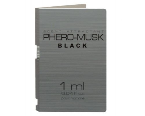 Пробник PHERO-MUSK BLACK for men, 1 ml