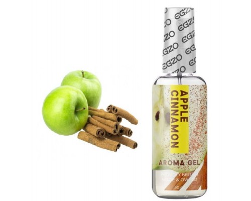 Съедобный гель-лубрикант EGZO AROMA GEL - Apple Cinnamon, 50 мл