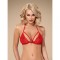 Бюстгальтер Obsessive 838-BRA-3 bra red S/M