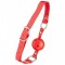 Кляп из экокожи Loveshop BREATHABLE BALL GAG RED