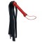 Плетка из экокожи с красной рукояткой FLOGGER BLACK/RED