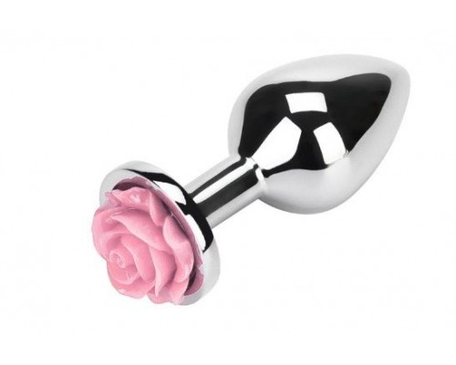 Анальная пробка Flower Ligth Rose, M