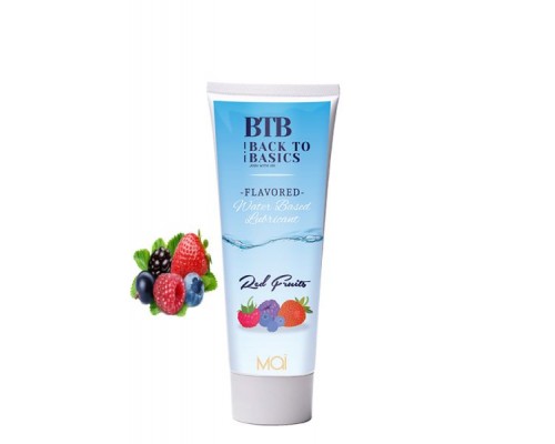 Лубрикант с ароматом ягод BTB WATERBASED RED FRUITS 75ML