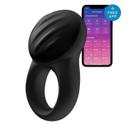 Кольцо эрекционное SATISFYER SIGNET RING BLACK