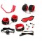 Набор для БДСМ игр Bondage Gear Set, Black&Red