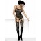 Комбинезон Obsessive Bodystocking F204 black XL/XXL