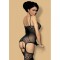 Комбинезон Obsessive Bodystocking F204 black XL/XXL