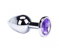 Анальная пробка Metall Ligth Violet, S