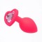 Анальная Pink Silicone Heart Light Pink, S