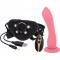 Страпон женский с пультом управления Seven Creations DILDO STRAP-ON PINK