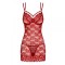 Комплект Obsessive 860-SET-3 2 pcs set red L/XL