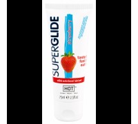 Съедобный лубрикант на водной основе Superglide Strawberry, 75мл