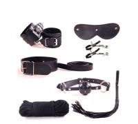 Набор для БДСМ игр Restraints Slaves Set, Black