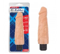 Вибромассажер Hi-Rubber Dildo, Flesh