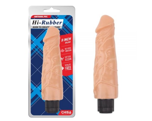 Вибромассажер Hi-Rubber Dildo, Flesh